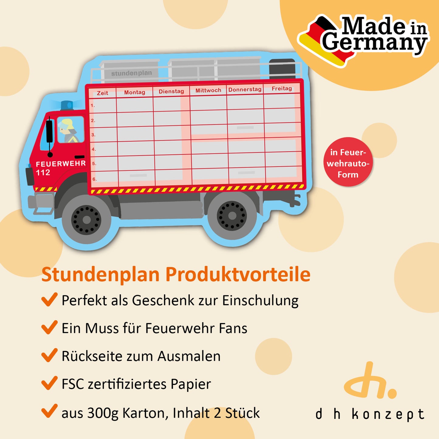 Feuerwehr Stundenplan
