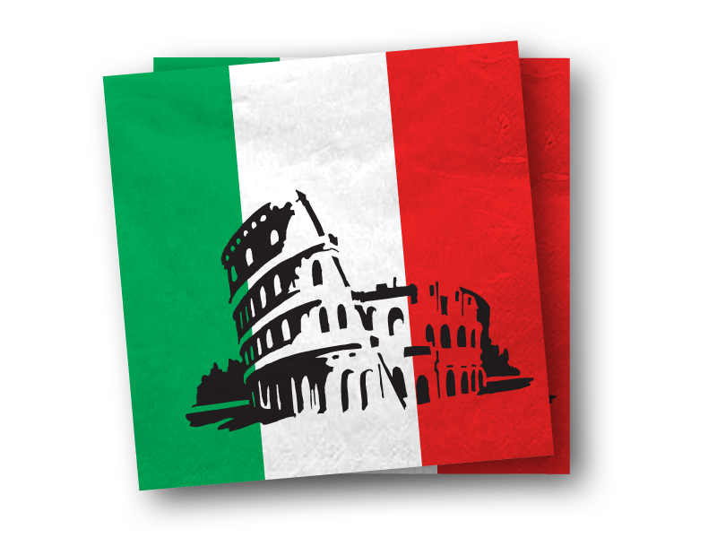 Italien Servietten