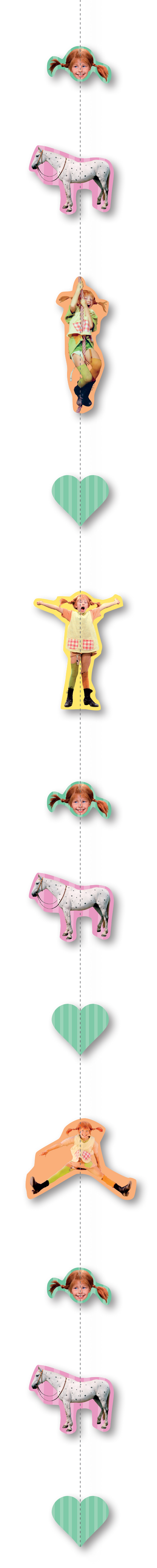 Pippi Langstrumpf Deckenhänger klein