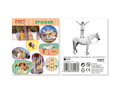 Pippi Langstrumpf Sticker