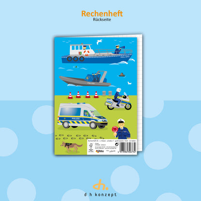 Polizei Rechenheft