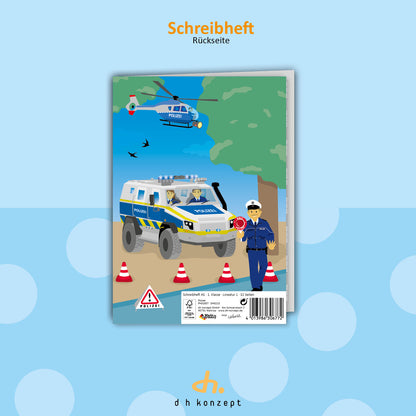 Polizei Schreibheft