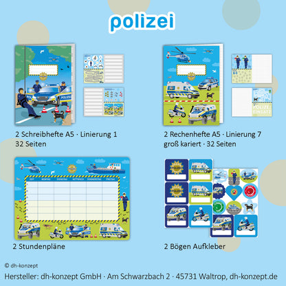 Polizei Schulanfang Set