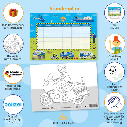 Polizei Stundenplan