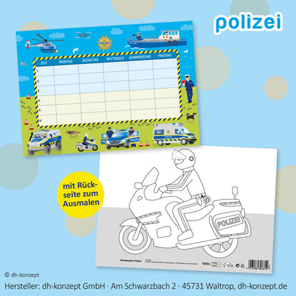 Polizei Stundenplan