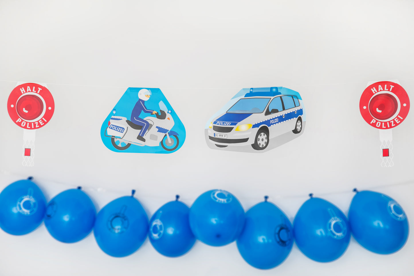 Polizei Wimpelkette