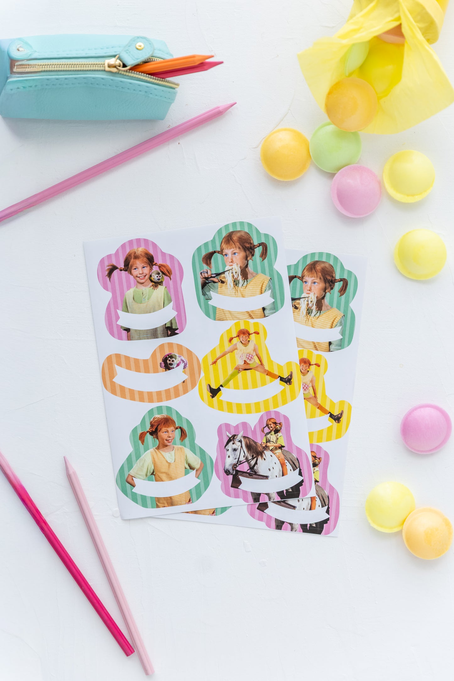 Pippi Langstrumpf Schulanfang Set