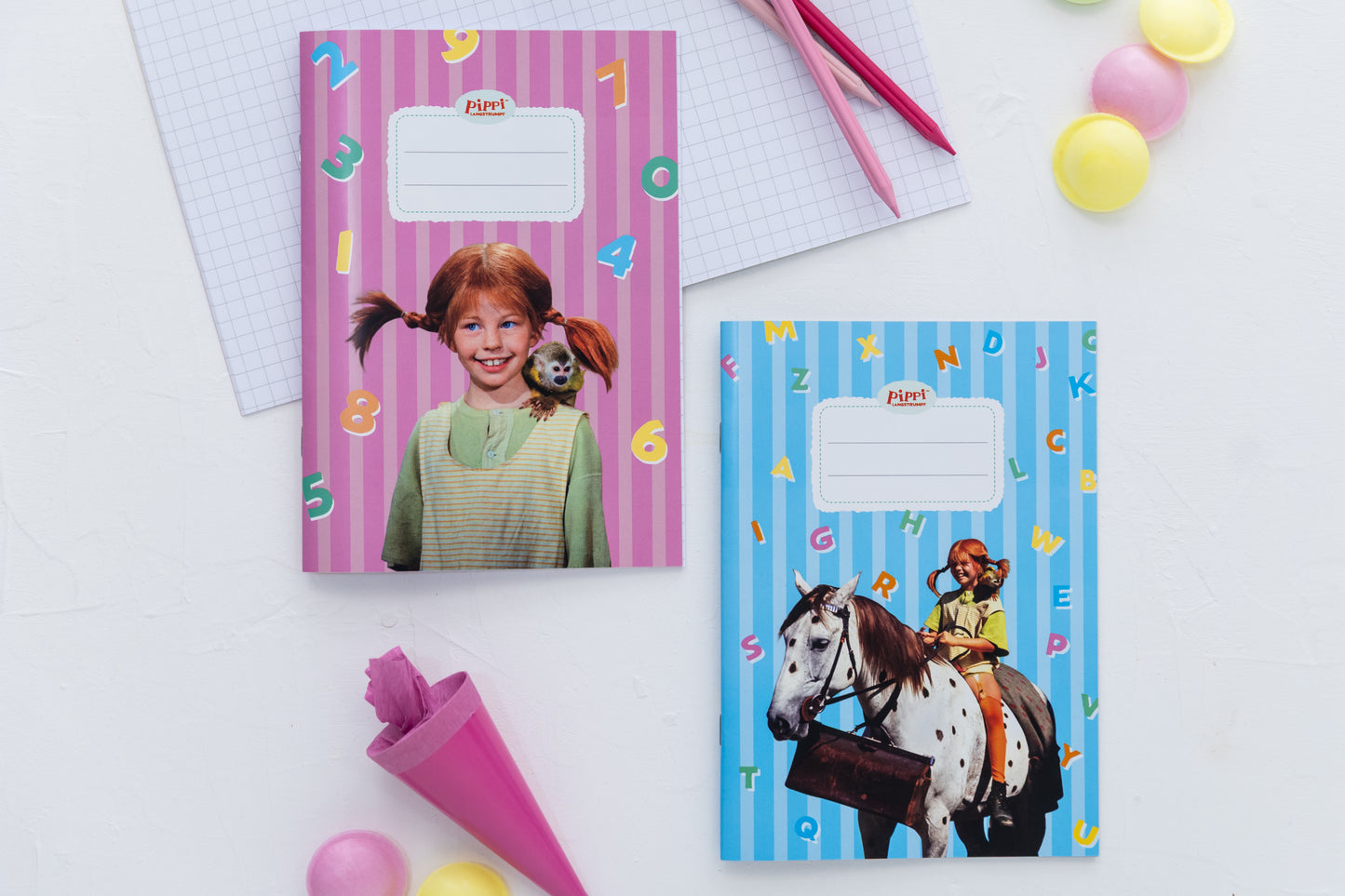 Pippi Langstrumpf Schulanfang Set