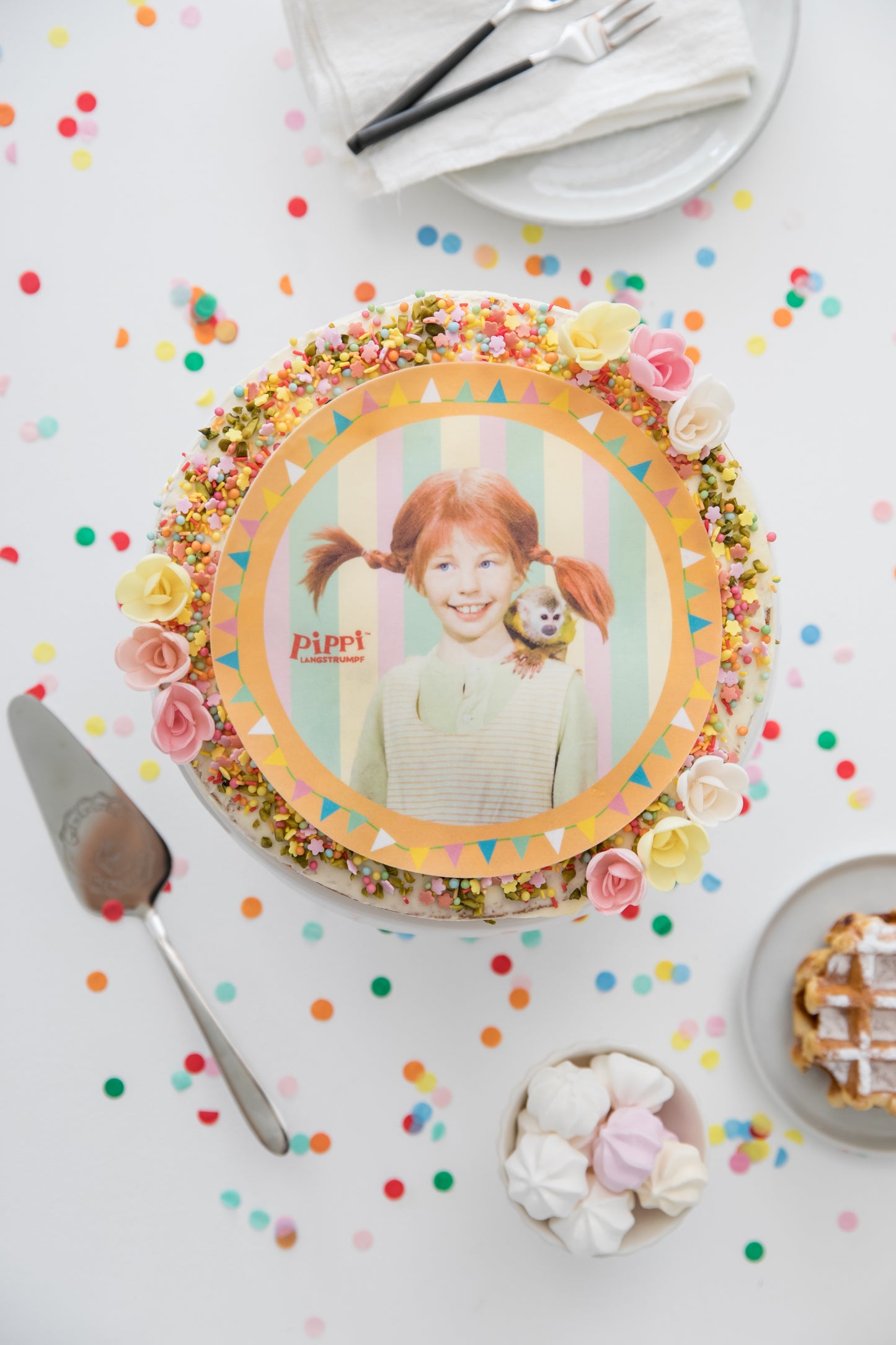 Pippi Langstrumpf Tortenaufleger
