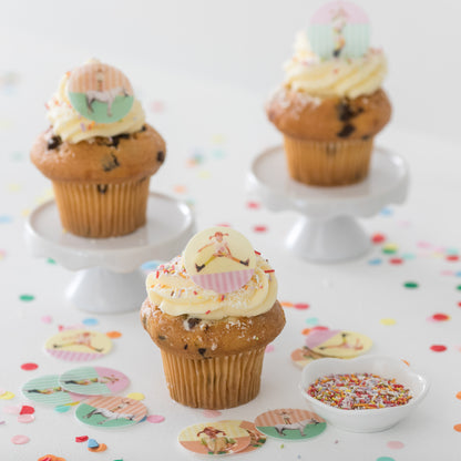 Pippi Langstrumpf Muffinaufleger