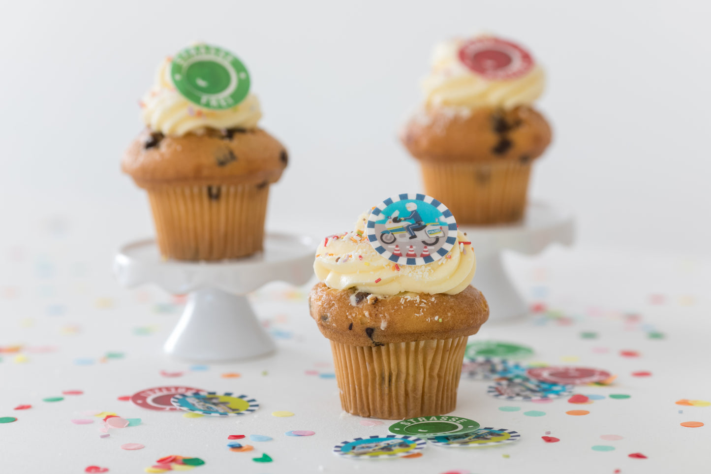 Polizei Muffinaufleger