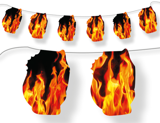 Feueroptik Wimpelkette