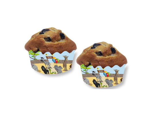 Zoo Cupcake Banderole