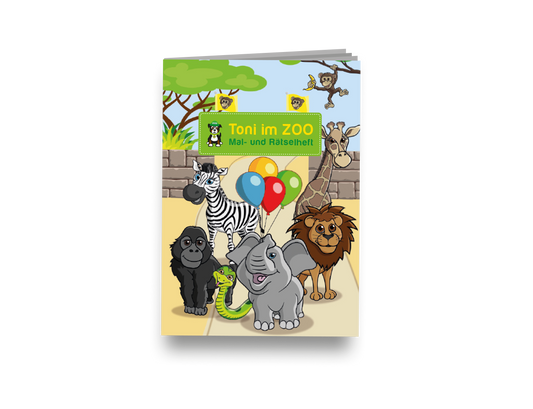 Zoo Mal und Rätselheft